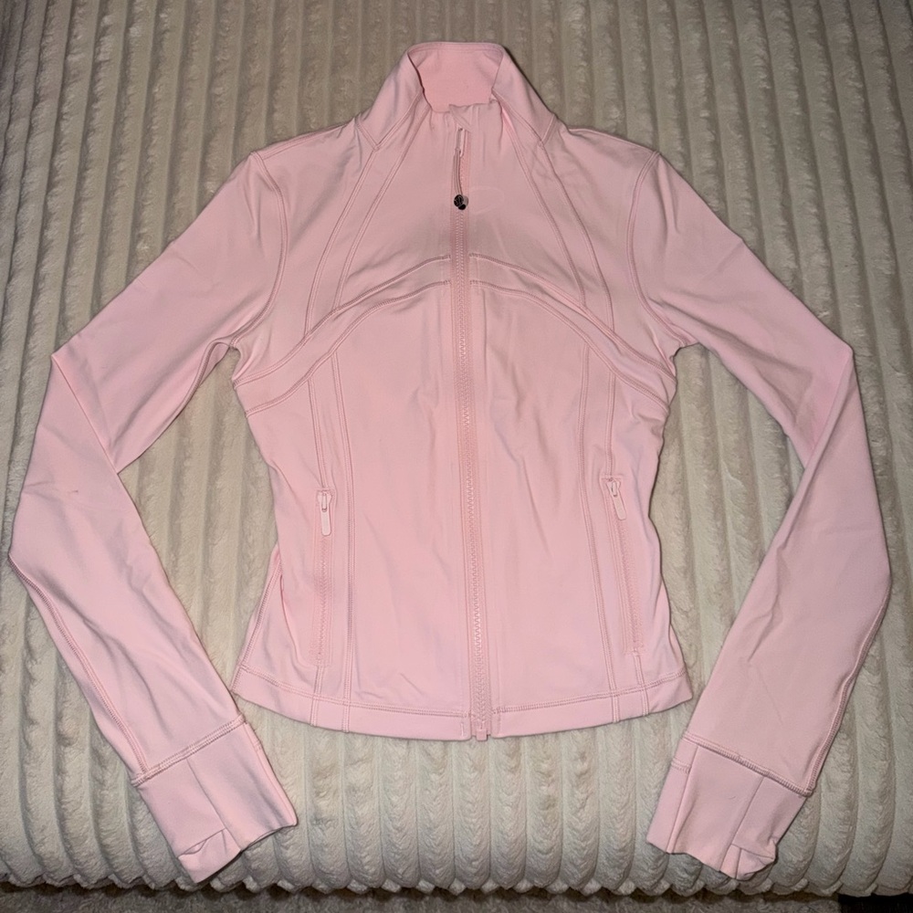 Authentic Pink Lululemon Cropped Define Jacket